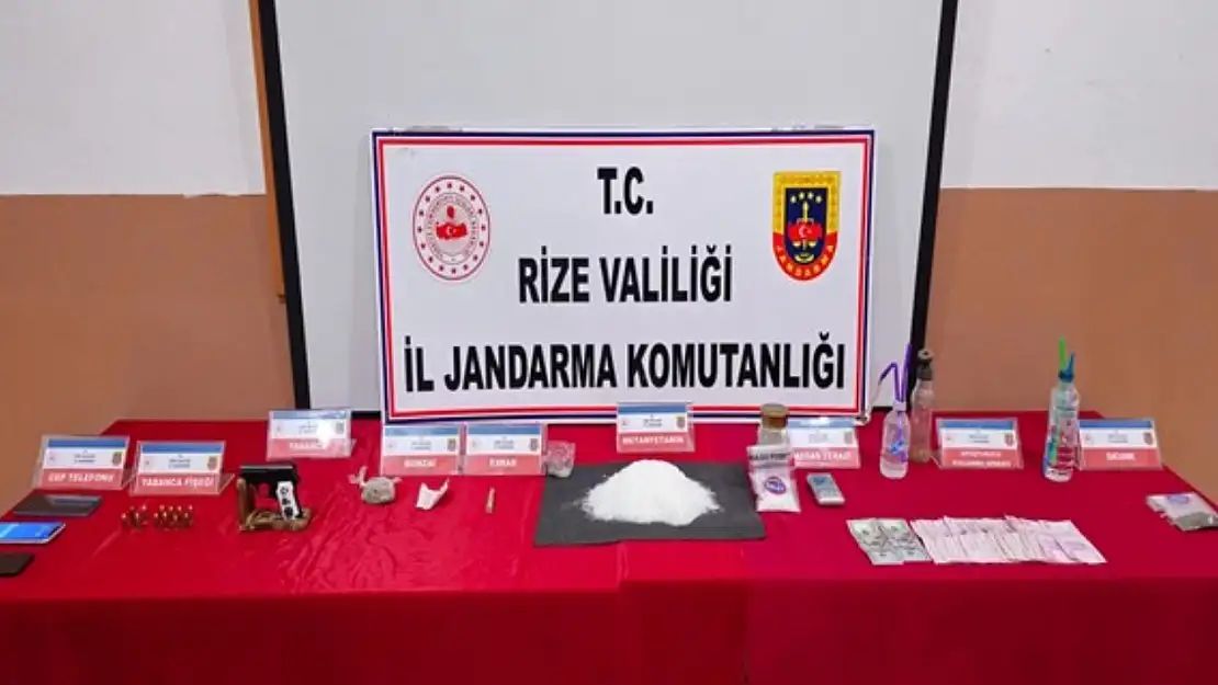 Rize'de uyuşturucu operasyonu : 1 kişi tutuklandı