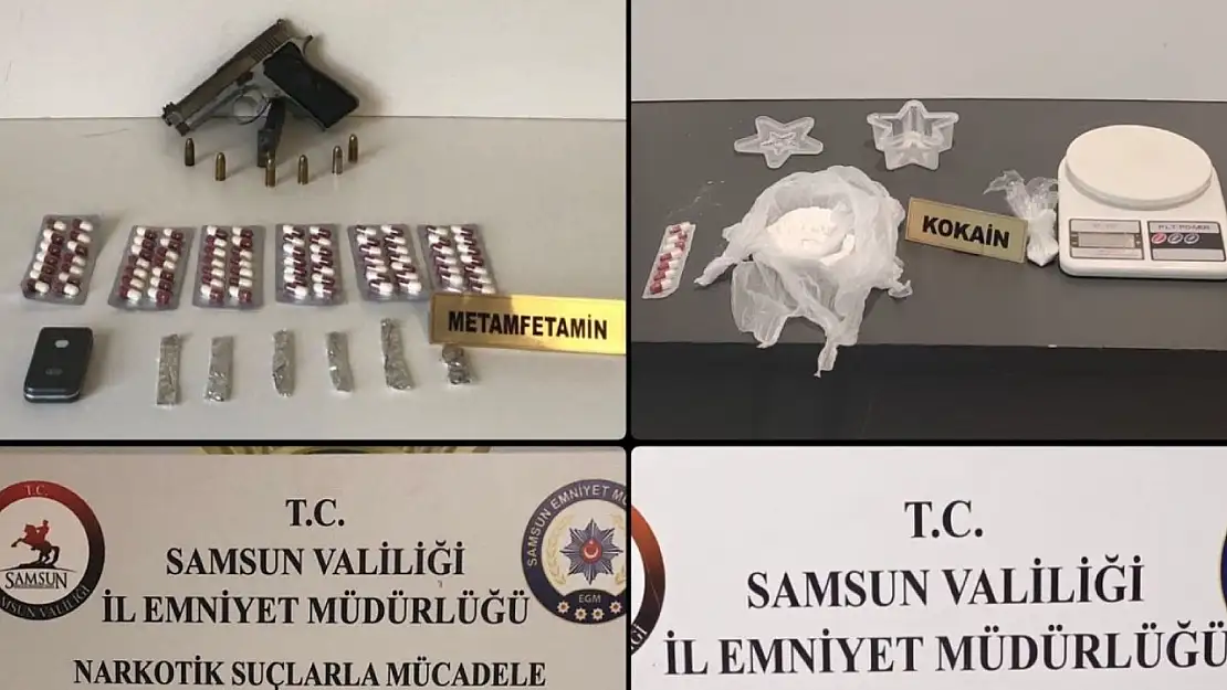 Samsun'da uyuşturucu operasyonu: 5 kişiye adli işlem başlatıldı