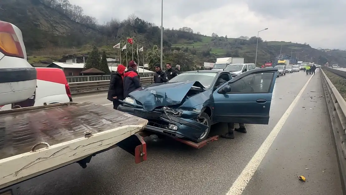 Samsun'da zincirleme kaza: 2 yaralı