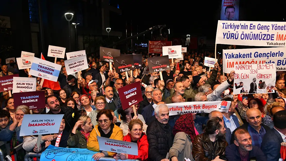 Trabzon CHP'den Ekrem İmamoğlu'na destek paylaşımları