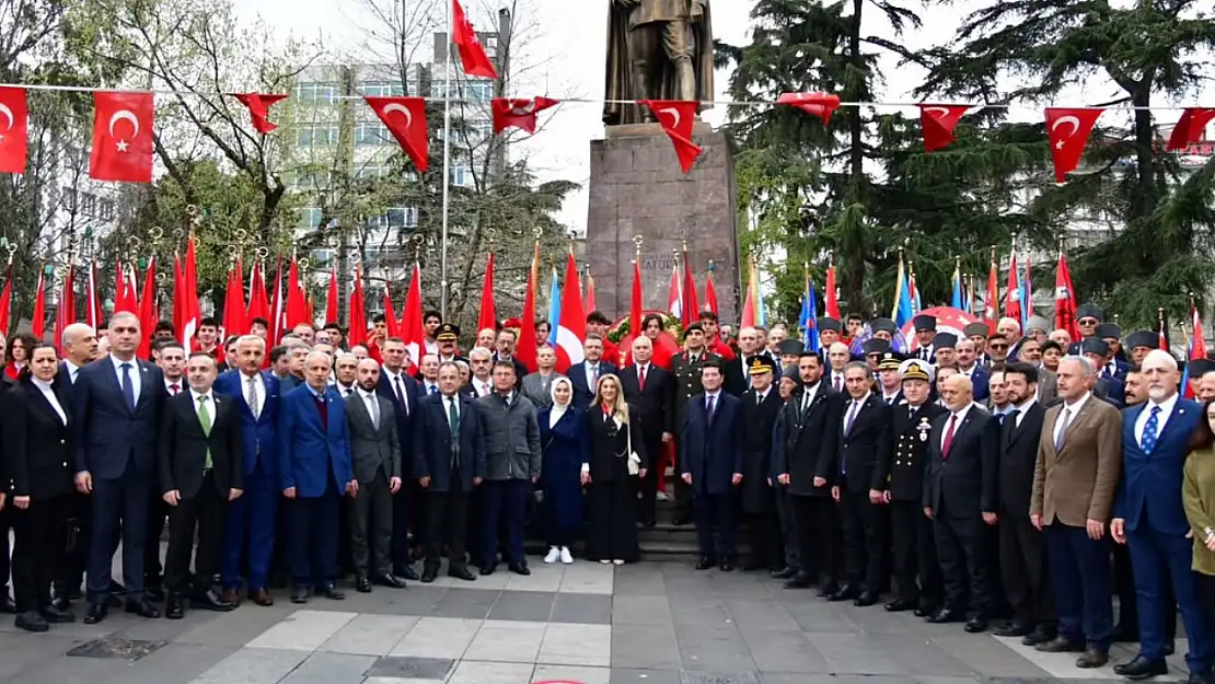 Trabzon'da Çanakkale Zaferi'nin 110. yıl dönümü kutlaması