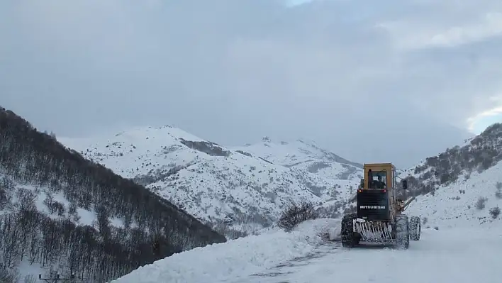 Bayburt'ta mart ayında kar yağışı etkisini gösterdi
