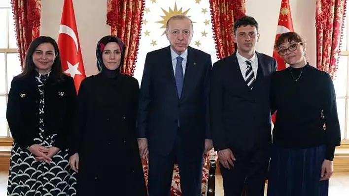 Cumhurbaşkanı Erdoğan hayatını kaybeden Ahmet Minguzzi'nin ailesini ağırladı