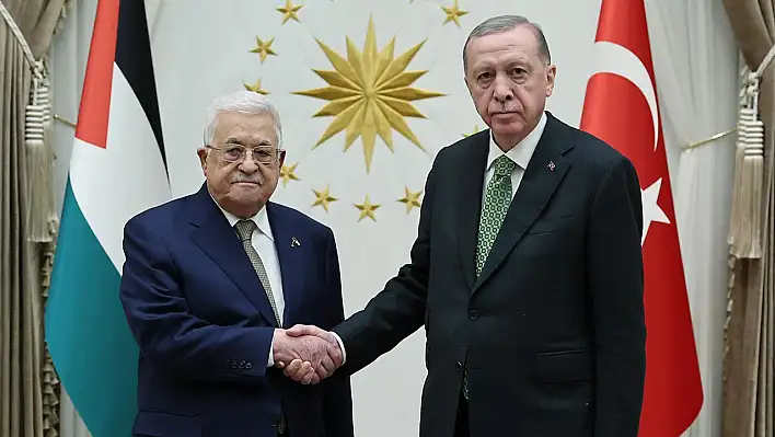 Erdoğan ve Abbas'tan kritik görüşme gerçekleşti! Gündem Filistin