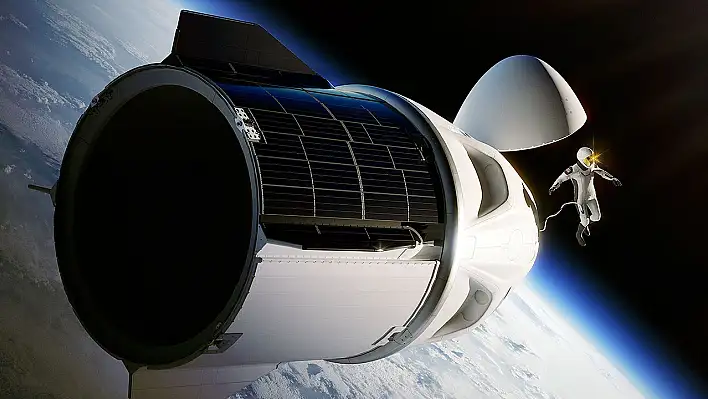 SpaceX, Dev penceresiyle astronotlara eşsiz uzay manzarası sunuyor!