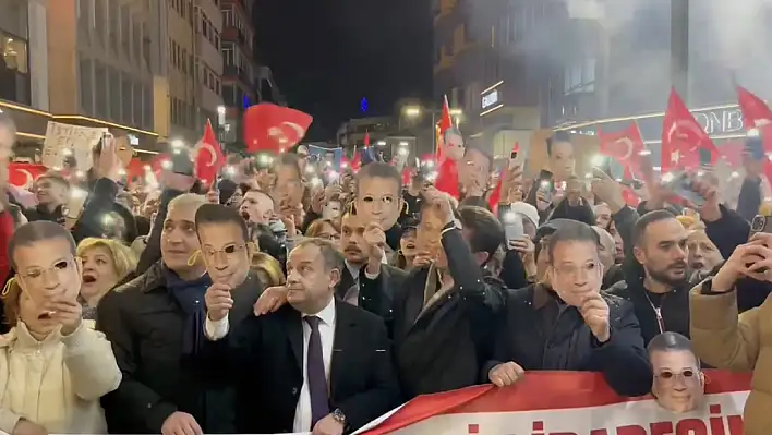 Trabzon'da İmamoğlu'na destek yürüyüşünde 4. gün