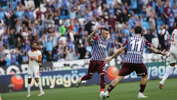 Trabzonspor, sahasında Göztepe ile 1-1 berabere kaldı