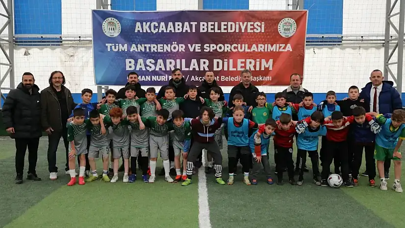 Akçaabat'ta 23 Nisan coşkusuyla futbol turnuvası başladı!